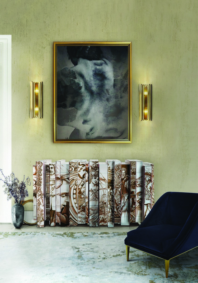 How to Display Artwork in Your Modern Sideboard