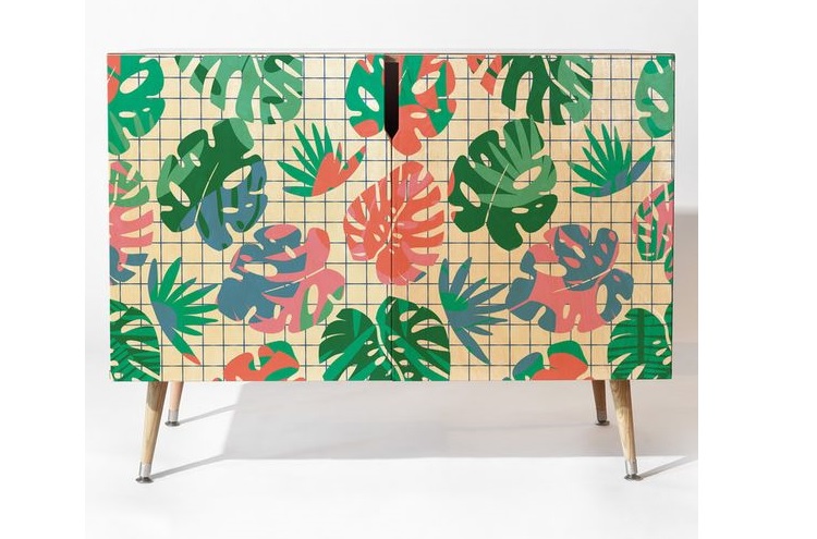 Buffets and Cabinets with Tropical Patterns for this Summer (12)