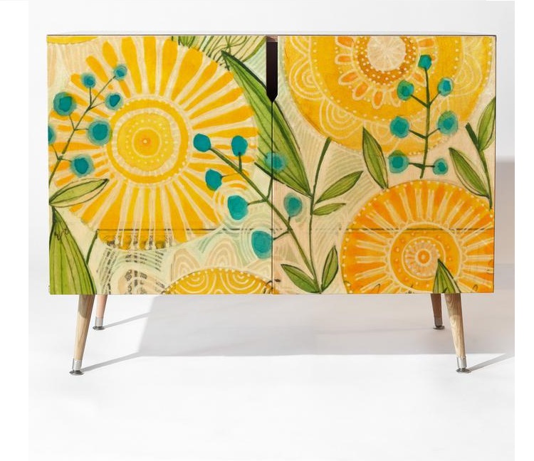 Buffets and Cabinets with Tropical Patterns for this Summer (3)