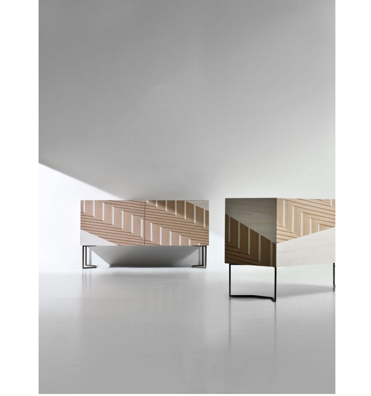 A Sideboard Inspired by Traditional Twill Fabric by Baroli Design