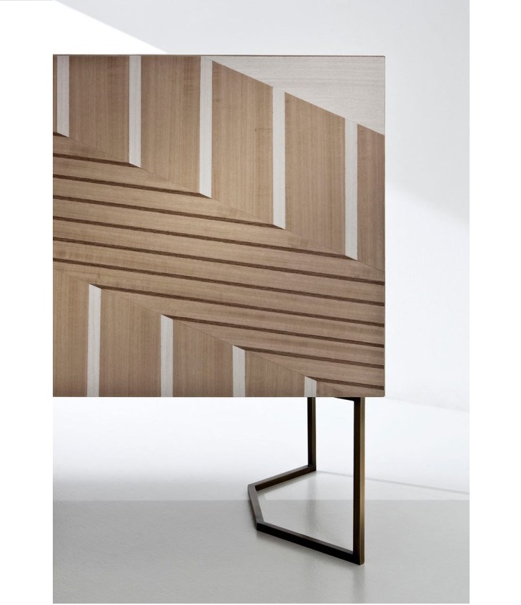 A Sideboard Inspired by Traditional Twill Fabric by Baroli Design