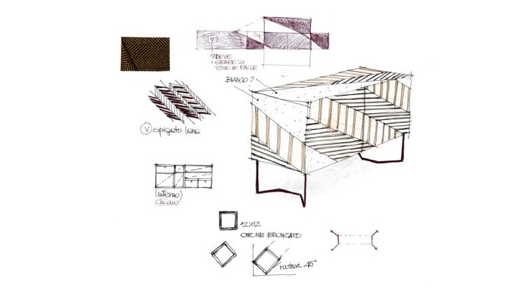 A Sideboard Inspired by Traditional Twill Fabric (9)
