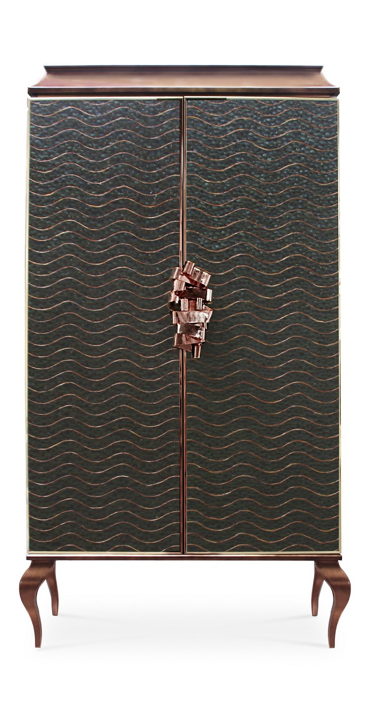 Divine Cabinet with Peacock Feathers