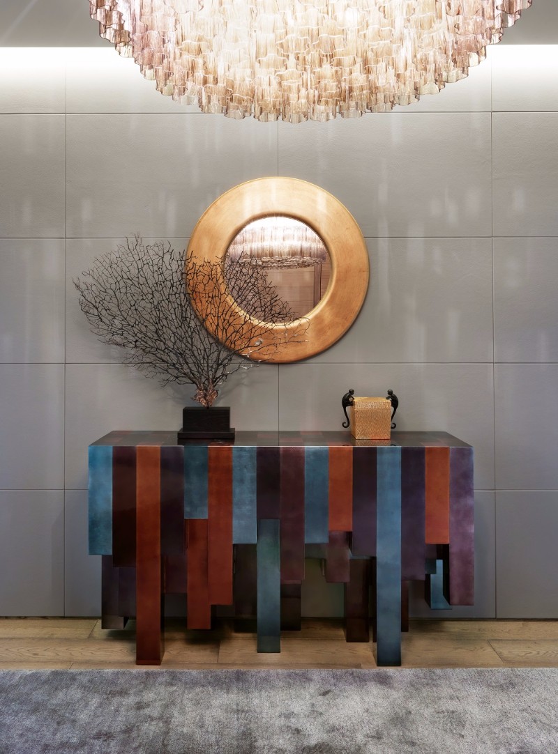 Luxury Cabinets In Russian Residence Designed by Arch. Predmet | www.bocadolobo.com #buffetsandcabinets #cabinetsandsideboards #sideboards #luxuryinteriors #topinteriordesigners #famousinteriordesigners #bestinteriordesigners #interiordesigners #luxury #luxurious #luxurysideboards #luxurycabinets #luxuryinteriors @buffetsandcabinets