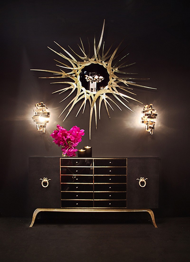 black sideboards