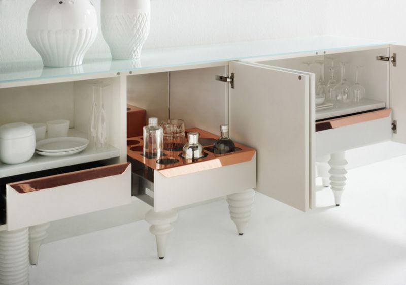 Jaime Hayon’s Monochromatic Modern Cabinets