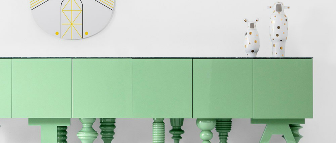 Jaime Hayon’s Monochromatic Modern Cabinets
