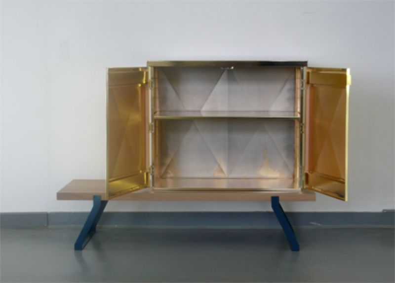 Sebastian Herkner’s Iridescent Modern Cabinets