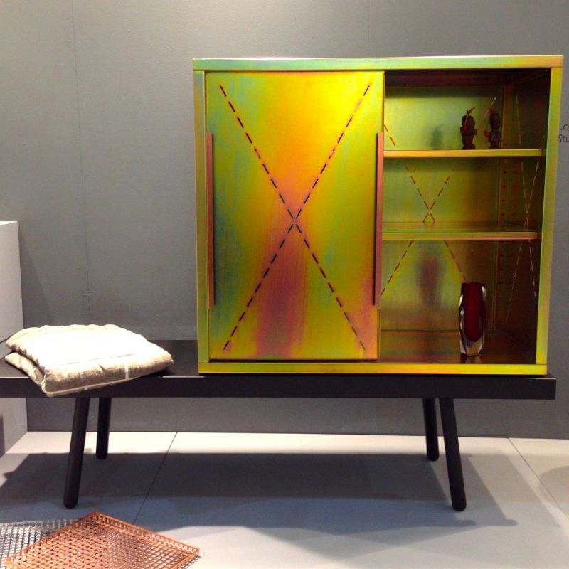 Sebastian Herkner’s Iridescent Modern Cabinets