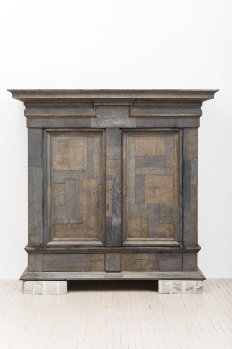 Todd Merrill Studio's 'Blue Tie Roofing' Modern Cabinet